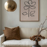 Minimalist Flower Outline
