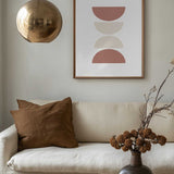 Stacked Half Circles in Earthy Tones