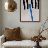 Abstract Blue Line