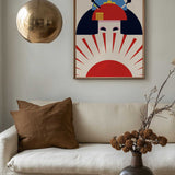 Japanese Geisha Rising Sun