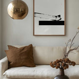 Dynamic Black Brushstroke