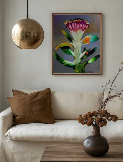 Vibrant Abstract Flower