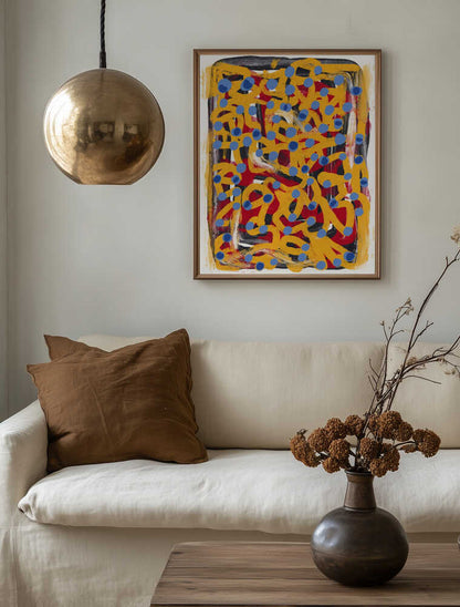 Vibrant Abstract Maze