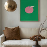 Minimalist Pink Apple
