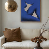 Serene Blue Figure