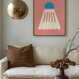 Badminton White Blue