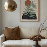 Terracotta Sun Palm Leaf