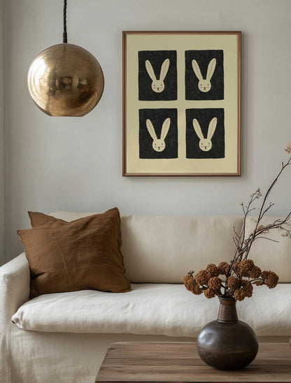 Minimalist Bunny Pattern