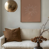 Minimalist Sun Outline