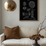 Vintage Tennis Racket Patent