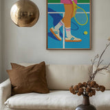 Retro Tennis Player