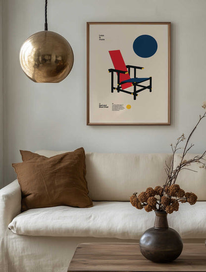 Red and Blue Chair