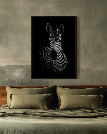 Striking Zebra Portrait