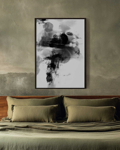 Dynamic Monochrome Abstract