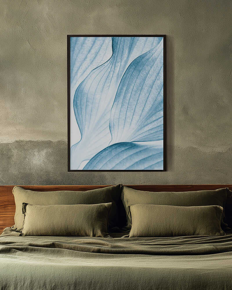 Soft Blue Leaves