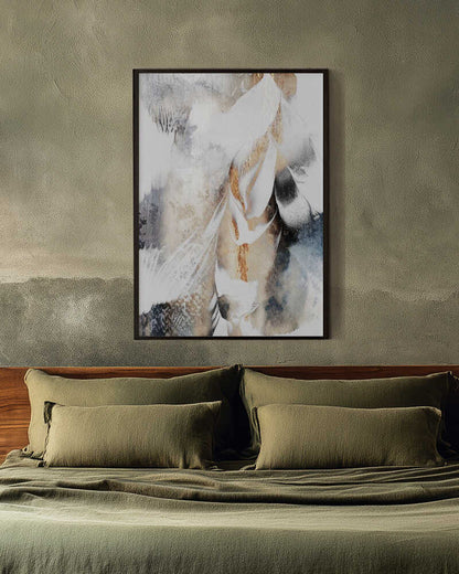 Golden Abstract Flow