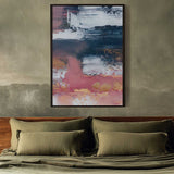 Gold Blush Abstract Layers