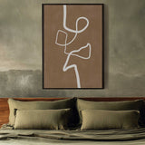 Abstract Flowing Line