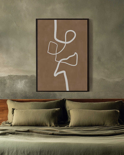 Abstract Flowing Line
