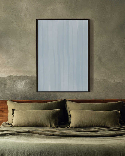 Blue Lines On A Pale Background