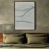 Undulating Blue Landscape