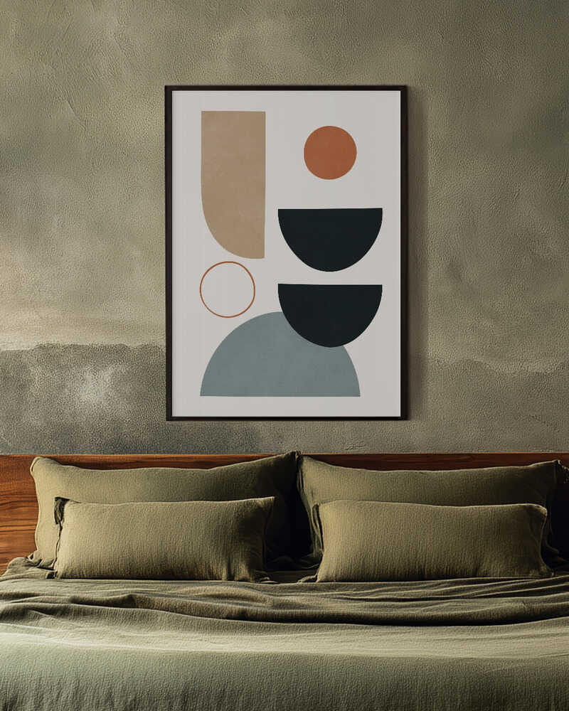 Earth Tone Geometric Shapes