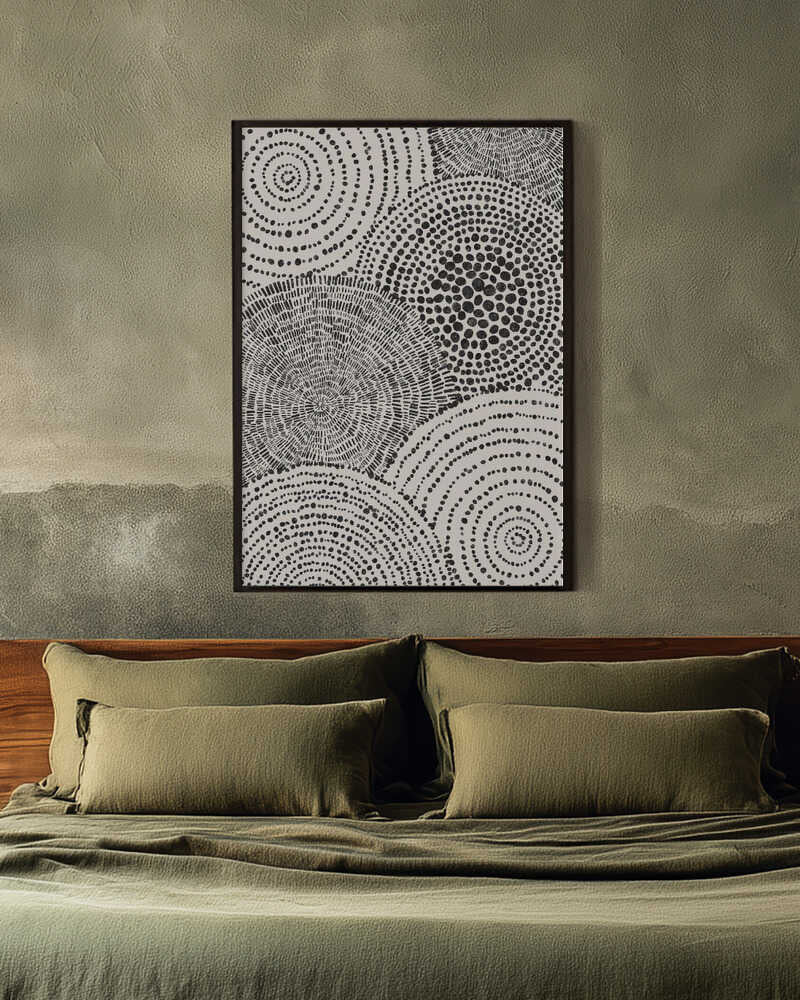 Monochrome Tribal Dots