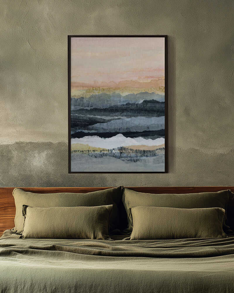 Serene Abstract Mountains