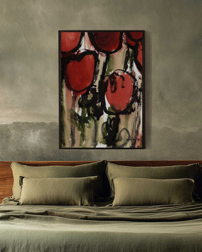 Moody Red Flowers