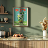 Retro Mojito Cocktail