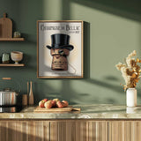 Elegant Champagne Cork Character