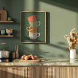 Cozy Stacked Mugs
