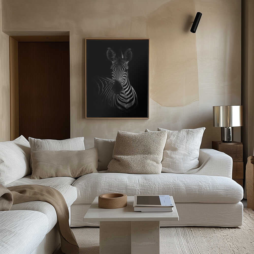 Striking Zebra Portrait
