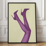 Stylish Purple Legs