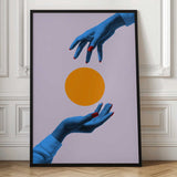 Vibrant Hands Orange Circle