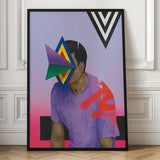 Colorful Geometric Portrait