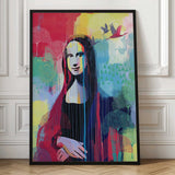 Vibrant Mona Lisa Portrait