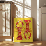 Vibrant Lobster Pair