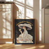 Elegant Art Deco Wine Woman