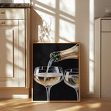 Golden Champagne Pour