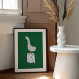 Goose on Toilet Paper