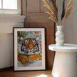 Curious Tiger Bathtime