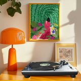 Girl At Her Garden