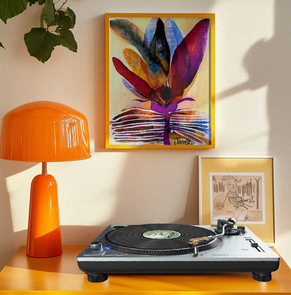 Vibrant Abstract Bloom