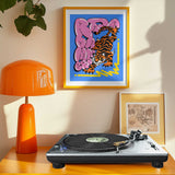 Dynamic Tiger Pop Art