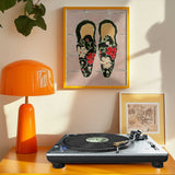 Elegant Floral Slippers