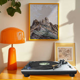 Earthy Textured Mountains