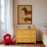 Minimalist Wiener Dog