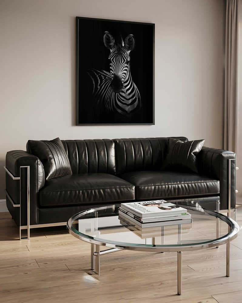 Striking Zebra Portrait