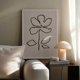 Minimalist Flower Outline